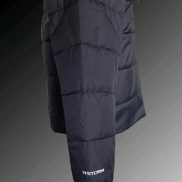 Under Armour MENS LARGE Insulate Reflect BLACK Jacket $120 - Picture 5 of 9
